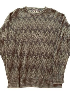 Vintage Woods & Gray Men’s Knit Green Sweater M